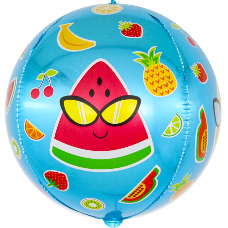 Шар Сфера 3D, Фруктовое ассорти